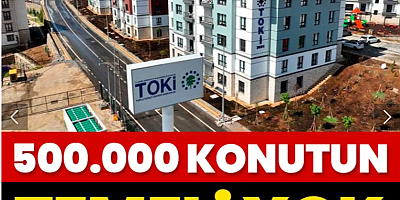 500.000 konutun temeli yok