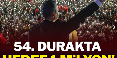 54. durakta hedef 1 milyon!