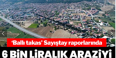 6 bin liralık araziyi 700 liraya kapatmış