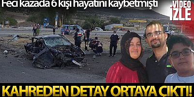 6 kişinin öldüğü feci kazada kahreden detay: Evde bıraktıkları 2 kız çocuğu öksüz kaldı