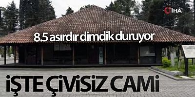 8.5 asırdır dimdik duran çivisiz cami kendine hayran bırakıyor