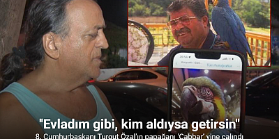 8. Cumhurbaşkanı Turgut Özal’ın papağanı ‘Cabbar’ yine çalındı