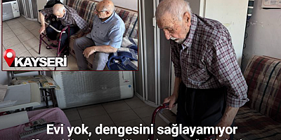 93 yaşında iş yerinde yaşıyor