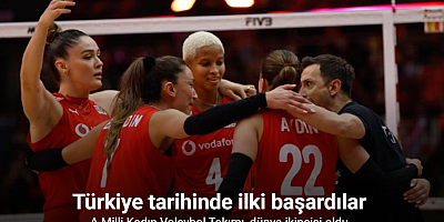 A Milli Kadın Voleybol Takımı, dünya ikincisi oldu