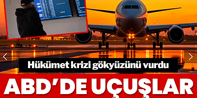 ABD'de hükümet kapalı kalmaya devam ederse uçuşlar yüzde 20'ye kadar azaltılabilir