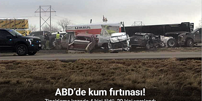 ABD’de kum fırtınası zincirleme kazaya yol açtı: 4 ölü, 29 yaralı