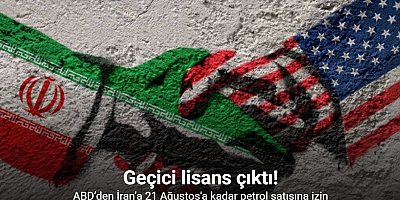 ABD’den İran’a 21 Ağustos'a kadar petrol satışına izin