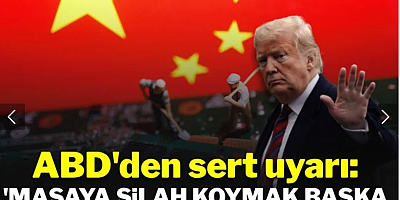 ABD'li bakandan sert uyarı: 'Masaya silahı koymak başka, tetiği çekmek başka...'