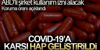 ABD'li ilaç firması Covid-19'a karşı hap formunda ilaç geliştirdi