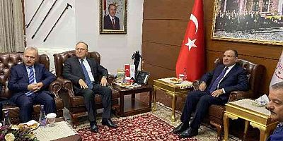 Adalet Bakanı Bekir Bozdağ'dan Valiliğe ziyaret