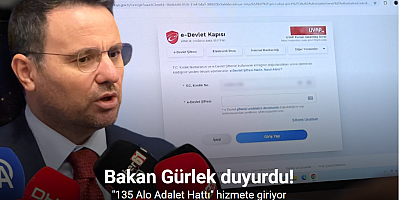 Adalet Bakanı Gürlek duyurdu: 
