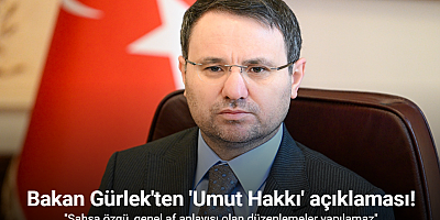 Adalet Bakanı Gürlek: 