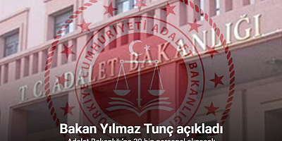 Adalet Bakanlığı’na 20 bin personel alınacak