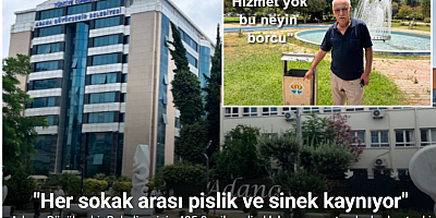 Adana Büyükşehir Belediyesinin 485.9 milyon liralık borcuna vatandaşlardan tepki