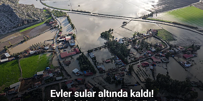 Adana’da afetin boyutu havadan görüntülendi