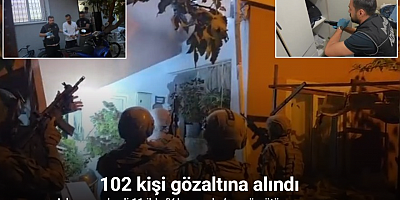 Adana merkezli 11 ilde ’Yıkamacılar’ suç örgütüne operasyon: 102 gözaltı