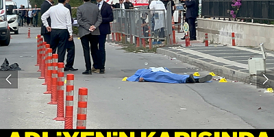 Adliyenin kapısında cinayet işlediler