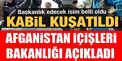 Afganistan İçişleri Bakanlığı açıkladı. 