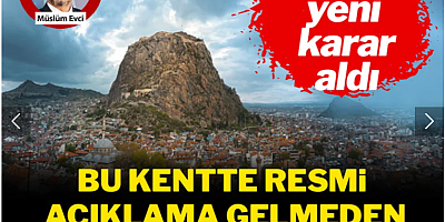 Afyonkarahisar Valiliği'nden yeni karar: Resmi açıklamadan önce konuşmak da yasaklandı