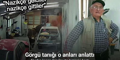 Ahırdan kaçan danalar oto tamirciyi bastı, görgü tanığı o anları anlattı: 