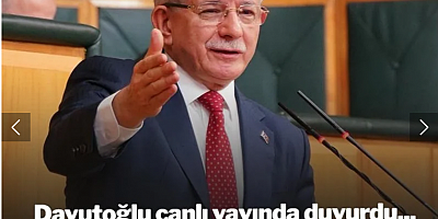 Ahmet Davutoğlu canlı yayında duyurdu: 4 parti birleşiyor