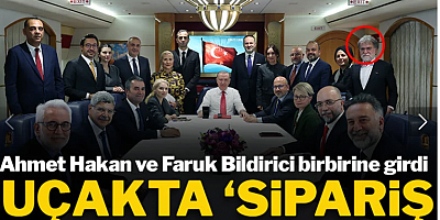 Ahmet Hakan ve Faruk Bildirici birbirine girdi: Uçakta 'sipariş soru' kavgası