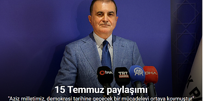 AK Parti Sözcüsü Çelik: 