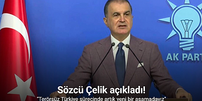 AK Parti Sözcüsü Çelik: 