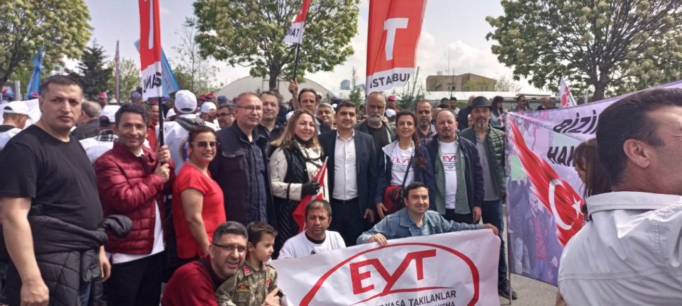 AKGÜN EYT Fedarasyonu ile maltepe'de 1 Mayıs Kutlamalarına Katıldı.