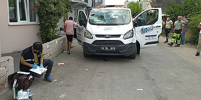 Akıl hastanesinden belediye aracına binip kaçtı! Hasta adam ortalığı birbirine kattı