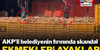 AKP’li belediyenin fırınında skandal görüntü