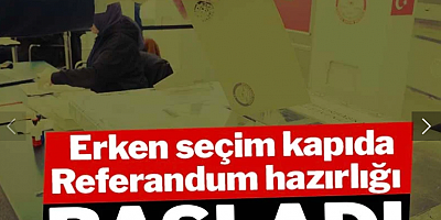 AKP’li isimden sürpriz çıkış: Erken seçim kapıda, referandum hazırlığı başladı