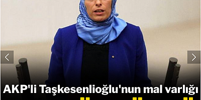 AKP'li Zehra Taşkesenlioğlu'nun mal varlığı baş döndürdü