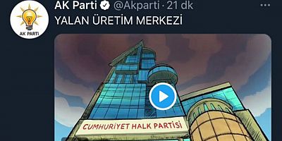 AKP, 'Yalan Üretim Merkezi' animasyonunu sildi