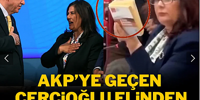 AKP'ye geçen Çerçioğlu elinden bu kitabı düşürmedi