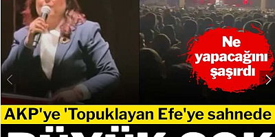 AKP'ye 'Topuklayan Efe'ye sahnede büyük şok! Ne yapacağını şaşırdı