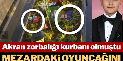 Akran zorbalığı kurbanı Yiğit Cem’in bu kez de mezarındaki oyuncaklar çalındı
