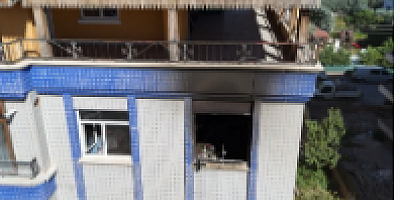 Aksaray’da çakmakla oynayan 2 yaşındaki çocuk evi yaktı