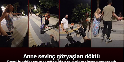 Alanya’da sahilde kaybolan çocuk, patenci Rus kadın sayesinde bulundu