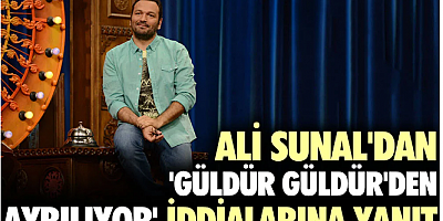 Ali Sunal'dan 'Güldür Güldür'den ayrılıyor' iddialarına yanıt