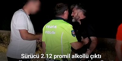 Alkollü sürücü ile vatandaşın 