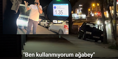 Alkollü sürücü kontrolü gördü, aracını çorbacıya çekip sürücü olmadığını iddia etti