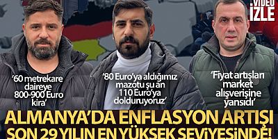 Almanya'da enflasyon artışı son 29 yılın en yüksek seviyesinde