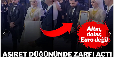 Altın değil, dolar, Euro hiç değil! Aşiret düğününde zarfı açtı, kızına hediyesi şaşkınlık yarattı