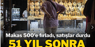 Altın sahipleri bunu beklemiyordu! 51 yıl sonra bir ilk yaşandı