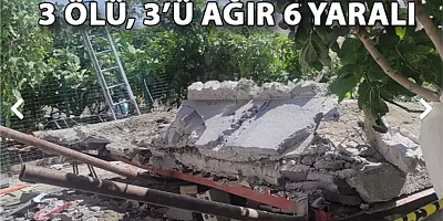 Altında yemek yedikleri balkon çöktü: 3 ölü, 3’ü ağır 6 yaralı