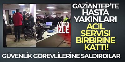 'Ambulans niye gecikti' deyip güvenlik görevlilerini böyle darp ettiler