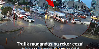 Ambulansa yol vermedi, aracından inerek ambulans şoförüne diklendi : 466 bin lira ceza