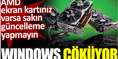 AMD ekran kartınız varsa sakın güncelleme yapmayın! Windows çöküyor