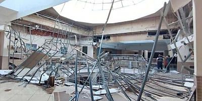 Anadolu Adliyesi’nde asma tavan çöktü!